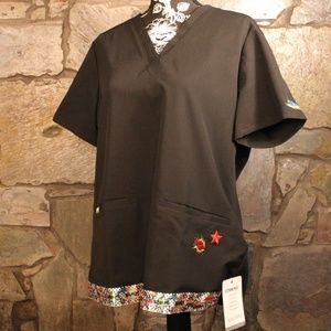 Professional Princess Comic Book Action Scrub Top